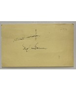 Ned Garver (d. 2017) Signed Autographed Vintage Government Postcard GPC ... - $21.01 CAD