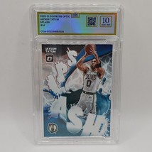 Jayson Tatum 2020-21 Panini Donruss Optic Splash #14 Boston Celtics Grad... - $23.72