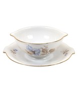 Rosenthal Aida Henley White Gravy Boat W/Undertray Bahnhof Selb Floral G... - $67.27 CAD
