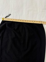 Calvin Klein Women's Black Rear Zip &Slit Pull-On Skirt Measured Waist 34" image 14