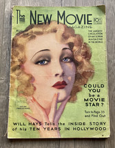 The New Movie Magazine August 1931 Helen Twelvetrees Cover - £78.66 GBP