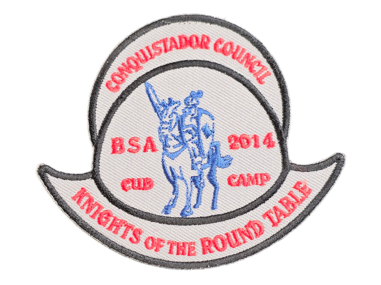 Conquistador Council 2014 Patch BSA Boy Scouts Cub Camp Knights of Round... - $4.90