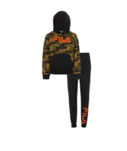 Fila Little Boys 2-pc. Pant Set Black Size 4 - £22.04 GBP