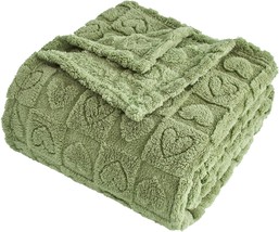 Fy Fiber House Throw Blankets With Heart Checkered Design, Cozy And, 50&quot; X 60&quot;). - $37.95