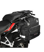 Motorcycle Saddlebag Waterproof Motor Luggage Pack Quick Release Motorbi... - $277.16