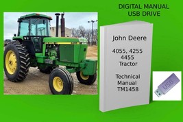 John Deere 4055 4255 4455 Tractor Service Repair Technical Manual TM1458 - £14.91 GBP+