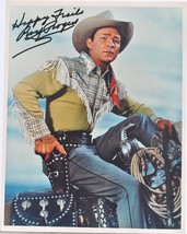 Roy Rogers Signed Photo - Trigger w/coa - £135.09 GBP