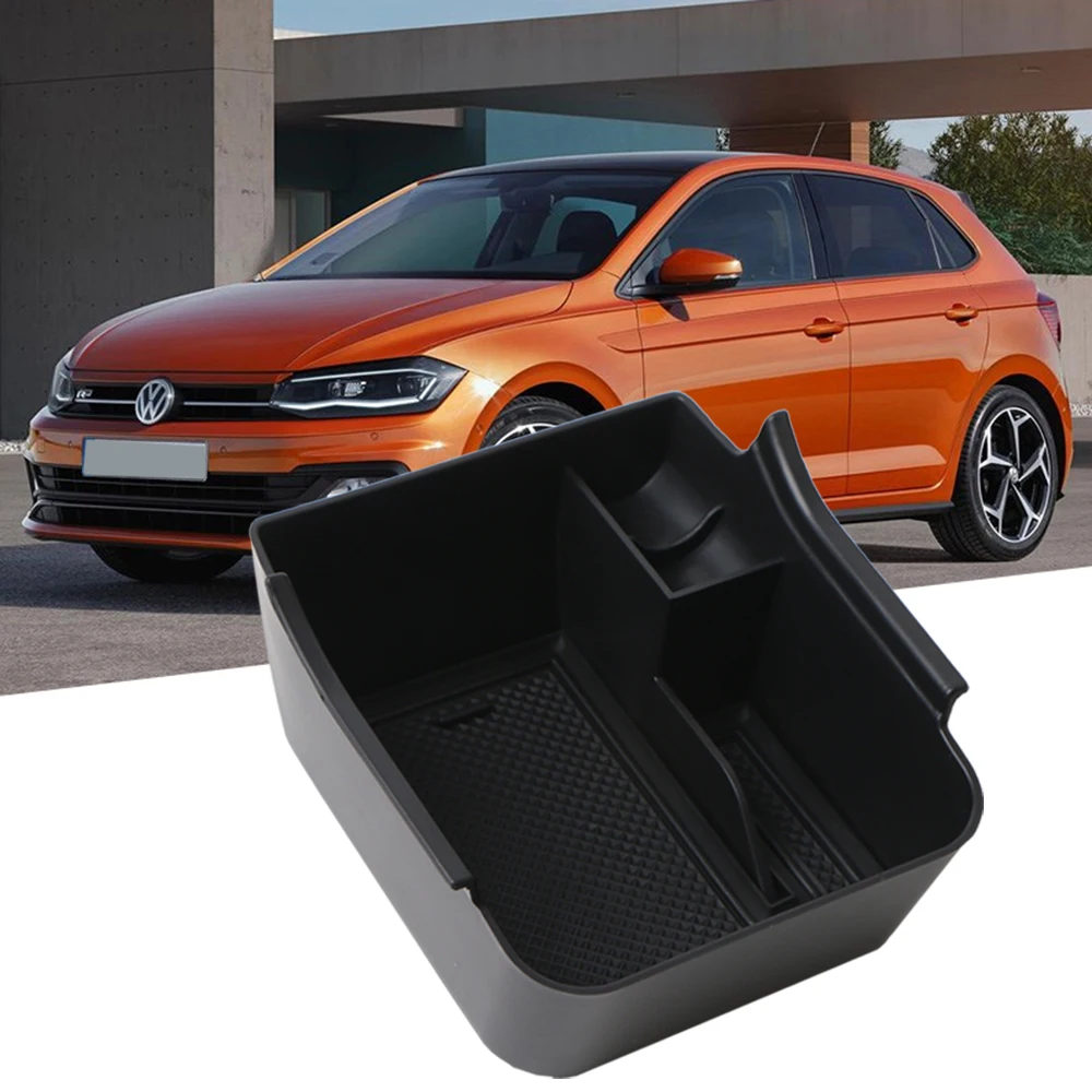 Car Central Armrest Storage Box For Volkswagen Polo VW MK6 2018-2020 Central - £9.78 GBP