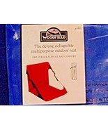 New! Woodfield Deluxe Collapsible Multipurpose Outdoor Seat - Great Back... - $14.99