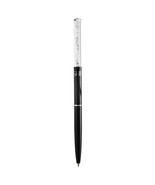 Black Chrome Plated Stylish Ballpoint Pen w/Miniature Crystalline Top by... - $264.35 MXN