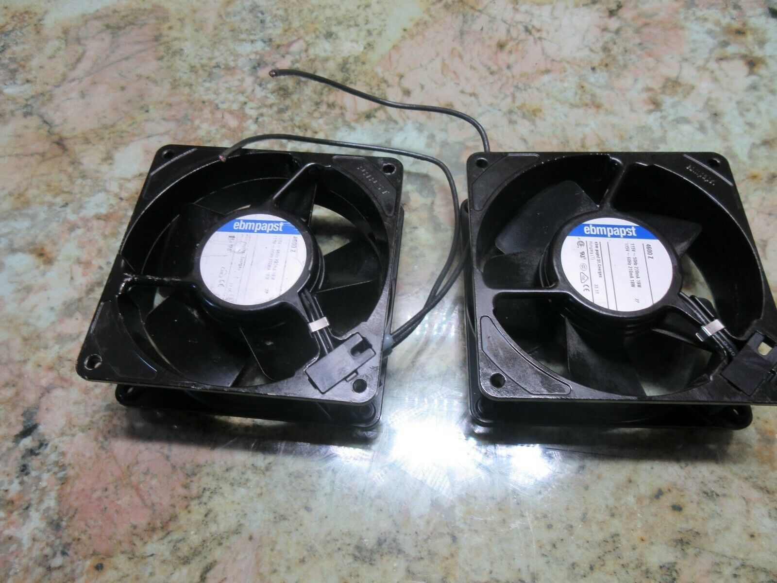 EBM PAPST FAN UNIT 4600 Z 115V 33.11 BLUE TAG LABEL EACH 1 - $58.27