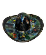 Vintage Enamel On Copper Western Cowboy Hat  Sombrero Ashtray Cigarette ... - $256.56 CAD