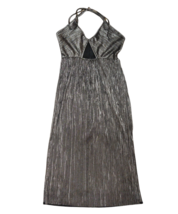 For Love &amp; Lemons Womens Dress Holo Midi Stylish Elegant Silver Size S - £83.43 GBP