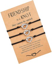 Sincere 2/3/4/5 PCS Love Knot Infinity Bracelet for Women - £43.37 GBP