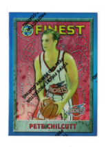 1995-96 Topps Finest Refractor Pete Chilcutt #178 Houston Rockets NBA EX-NM - £2.33 GBP