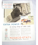 1931 Color Ad Texaco-Ethyl Gasoline With Sea Captain - $9.99