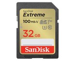 SanDisk Extreme 32GB UHS-I U3 SDHC Memory Card - $25.81