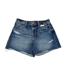 Cut-Off denim shorts juniors sz 9 distressed high rise  - £8.41 GBP