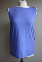 Athleta S Purple Boat Neck Muscle Tank Top Active Lyocell Poly Stretch - £14.93 GBP