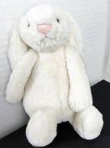 Jellycat Plush Bunny 7&quot; White Off White Incredibly Soft - £14.10 GBP