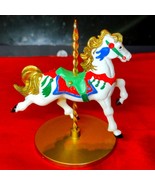 1989 Hallmark carousel horse~ Snow  first in a collection of four~Very B... - £17.12 GBP