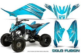 Yamaha Raptor 125 Graphics Kit Creatorx Decals Stickers Cold Fusion Blue Ice - £127.23 GBP