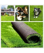 Artificial Grass Turf 4Ftx6Ft(24 Square Ft), 1.38&quot; Pile Height Realistic... - £77.84 GBP