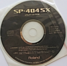 Roland SP-404SX Original Utility CD-ROM Disk for SP404SX Sampling Workst... - £23.34 GBP