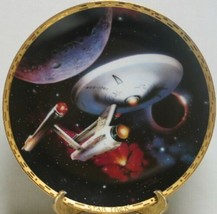 Star Trek Voyagers Classic Enterprise NCC-1701 Ceramic Plate 1994 BOXED with COA - £15.28 GBP