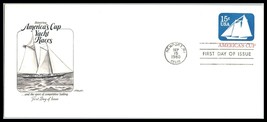 1980 US FDC Cover - America&#39;s Cup Yacht Races, Newport, Rhode Island G10 - £2.36 GBP