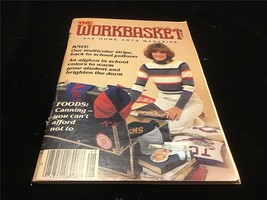 Workbasket Magazine August 1981 Knit Multicolor Pullover, School Color Afghan - $7.50