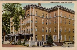 Waterville Maine Elmwood Hotel Postcard Z21 - £3.70 GBP