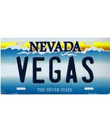 Nevada State Background Novelty Metal License Plate Tag (Vegas) - £11.95 GBP