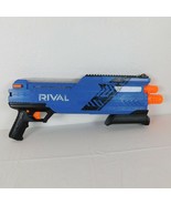 NERF Rival XVI-1200 Blue 2015 Soft Foam Ball Toy Gun Pump Action TESTED - £17.50 GBP
