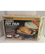 NIB Vintage Presto #06816 15&quot; Electric Jumbo Fry Pan with Self-Basting C... - €75,90 EUR