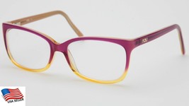 Nau LA1403V C3 Violet Light Brown Eyeglasses Frame 53-16-140mm B37 - £42.97 GBP