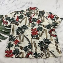 Paradise Found Mens Christmas Hawaiian Shirt Size 2XL Tropical Holiday P... - $18.80