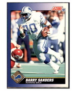 1991 Score Football Barry Sanders Detroit Lions #20 Football card   VSMP1BOWV1 - $15.43