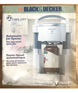 NOS Black &amp; Decker JW200 Lids Off Automatic Jar Opener White VTG - $78.95