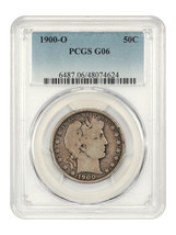 1900-O 50C PCGS G06 - $61.11