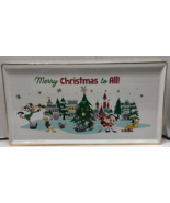 Disney 2020 Merry Christmas to All Platter Tray Plate Mickey Minnie Pluto - $54.27 CAD