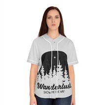 Custom Women&#39;s All-Over-Print Moisture-Wicking Baseball Jersey | Wanderlust - $38.11