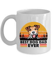 Best Jack Russell Terrier Dog Dad Ever Coffee Mug 11oz Retro Cup Gift Do... - £12.17 GBP+