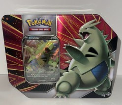 (1) Pokemon (Empty) Tin (1) foil promo card &quot;Tyranitar V&quot; - $12.00