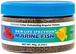 New Life Spectrum Marine Fish Food Regular Sinking Pellets 2.8 oz Regula... - $14.84