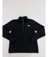 The North Face Jacket Size Large Black Textured Cap Rock Fleece 1/4 Zip ... - £15.36 GBP