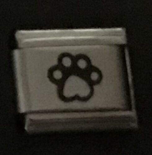 Primary image for Paw Print WHOLESALE LASER ITALIAN CHARM Link 9MM L1 Style C