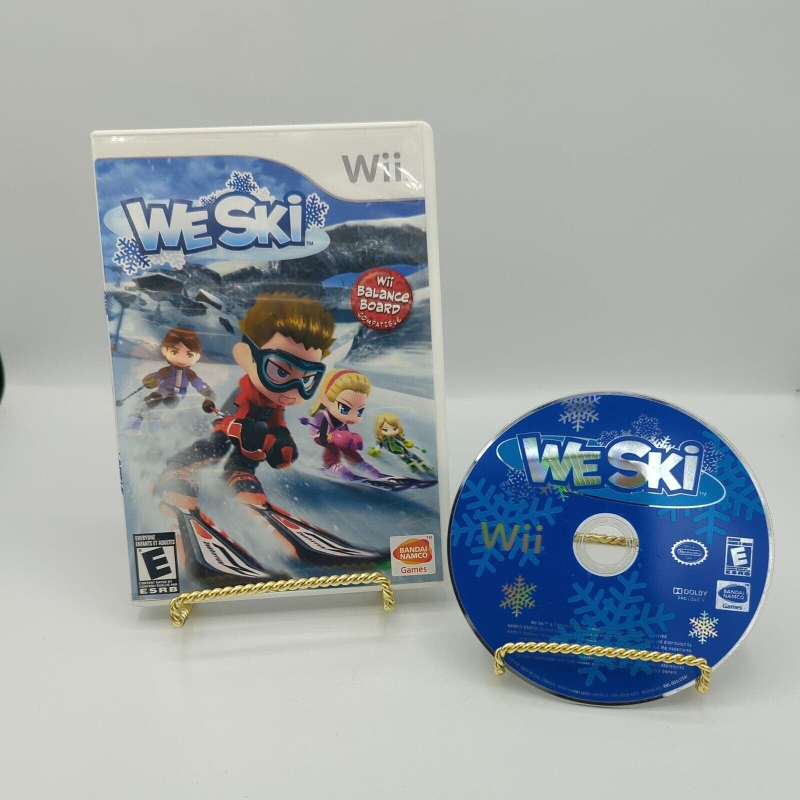 Wii SKI NINTENDO Wii SKI SNOWBOARD 2008 Complete W/CASE MANUAL GREAT CONDITION - £9.42 GBP
