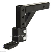 10" Drop Adjustable Ball Mount For Ler Hitch Tow 2" Receiver Towing System - £73.65 GBP