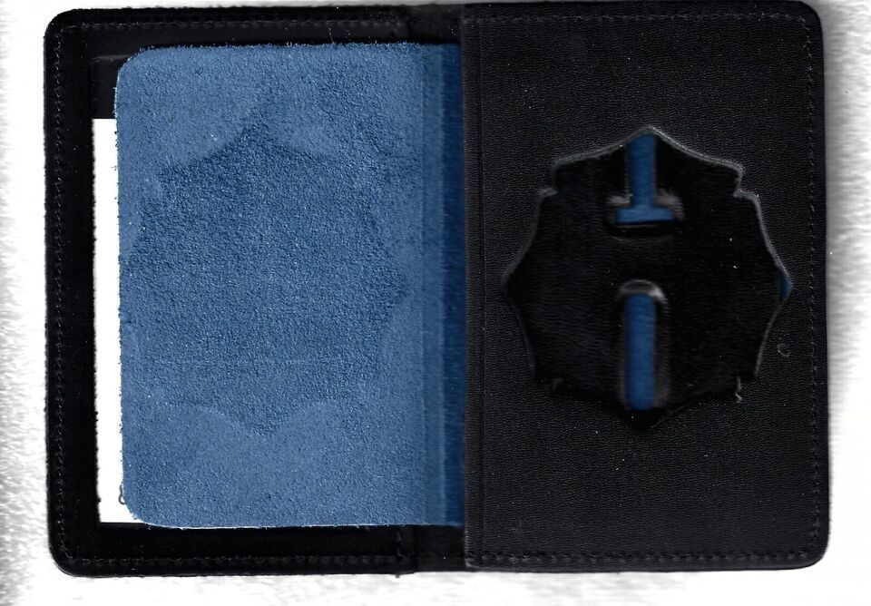 Strong Leather Shield-ID NJ Seal Embossed Wallet 85500-1916 for Everson-... - $30.81
